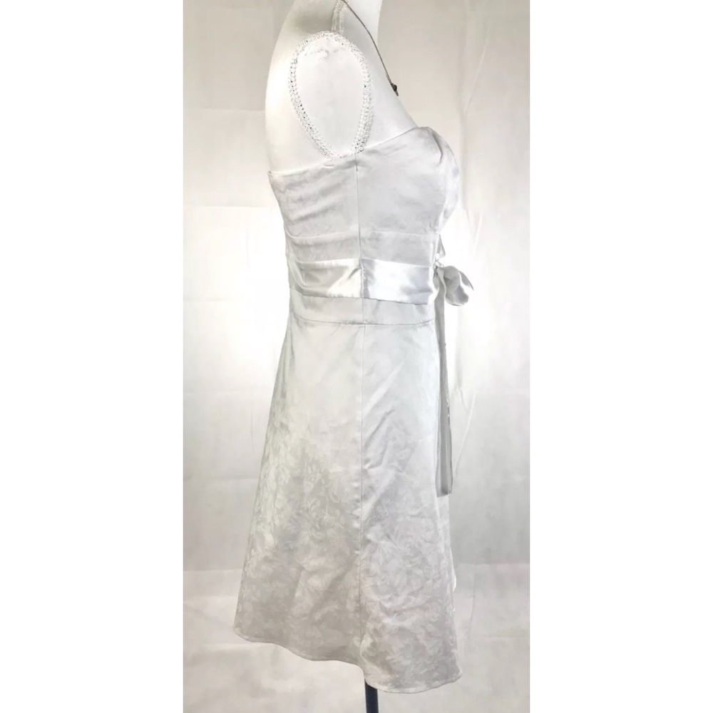 WHBM Strapless White Cocktail Dress - Picture 3 of 7
